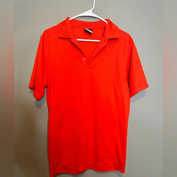 Nike Golf‎ Men’s Short Sleeve Dri- Fit Polo Shirt Orange Small - Picture 1 of 4